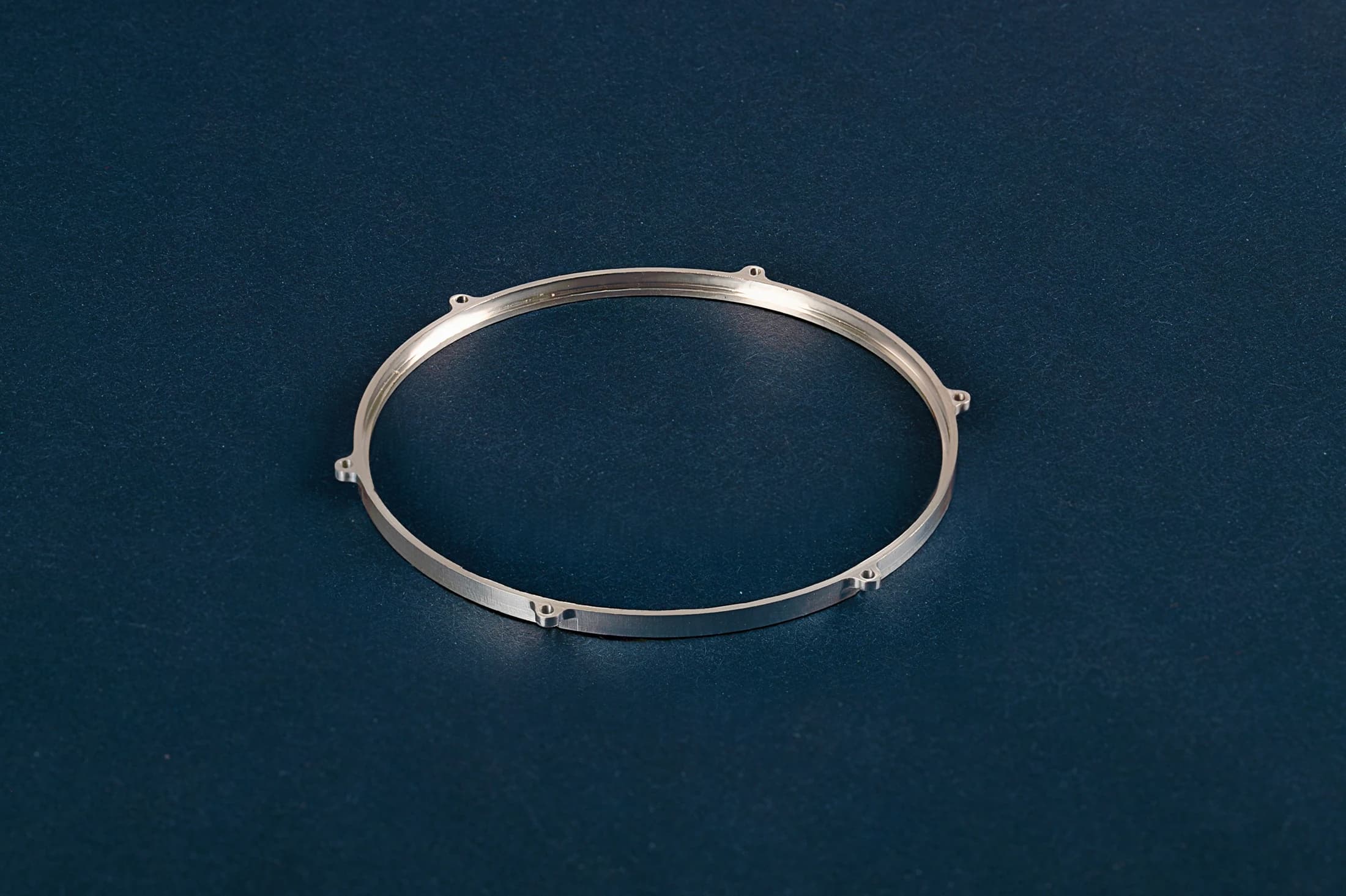 Thin ring on a dark blue background